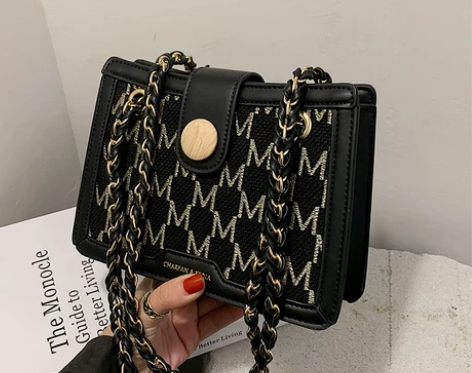 网红小包包女包2022新款潮时尚质感链条小...