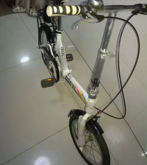 低价转让16寸凤凰折叠自行车，准新车，买来...