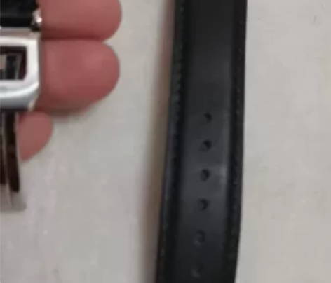 适用于iwc万国飞行员代用表带，双面小牛皮...