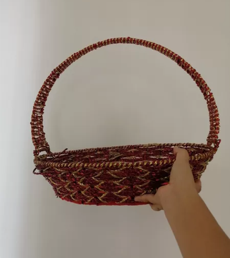 水果篮子，别人送水果后，留下的篮子。很新，...