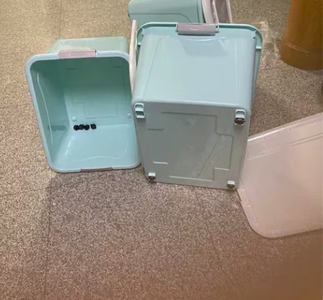 【超市倒闭了】塑料收纳箱特大号家用大容量整...