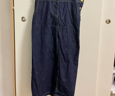 牛仔背带裙，m码，没穿过几次，12.9不包...