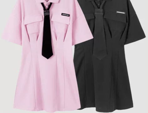 ledin乐町裙子女2022夏装新品商场同...