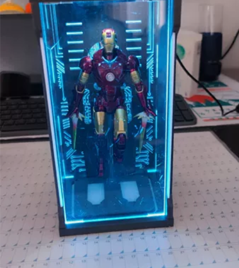 万代SHF 钢铁侠mk3兵人手办 1/12...