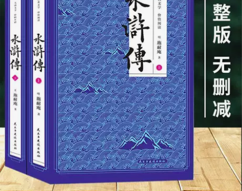 1176页原著】水浒传(上下2册) 四大名...
