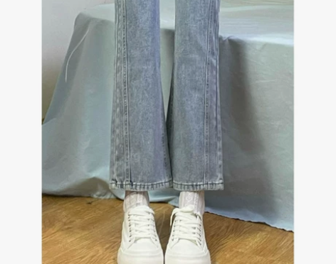 不负众望の显瘦！！高腰牛仔裤女小个子显瘦设...