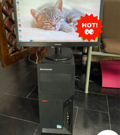 Lenovo联想电脑 飞利浦显示屏 联想台...