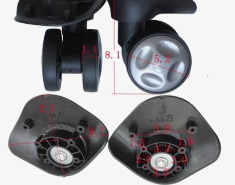 旅行箱 行李箱美旅24Q拉杆箱轮子鸿日A5...