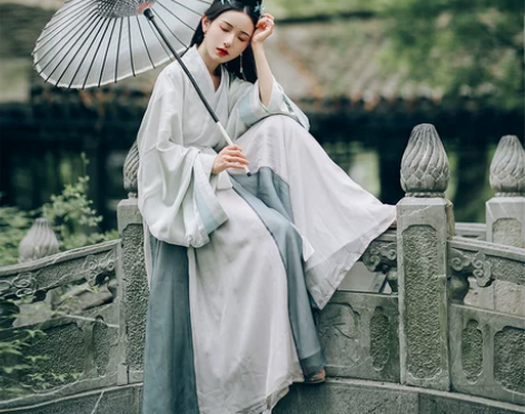 ?池夏初夏:簌忧 原创改良汉服汉元素 晋制...