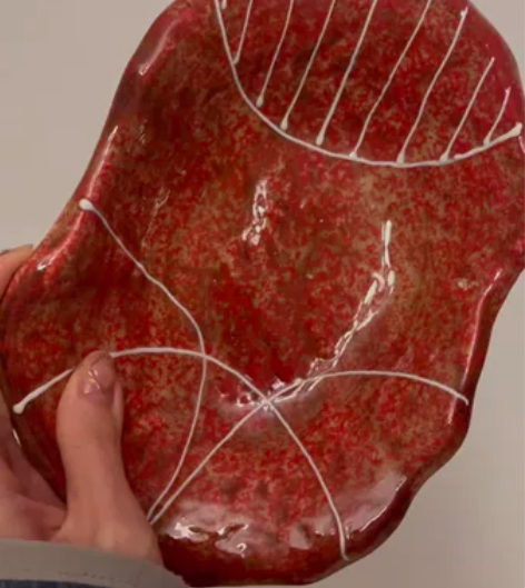 非常美的盘子,和家里装修不契合,适合暗黑哥...