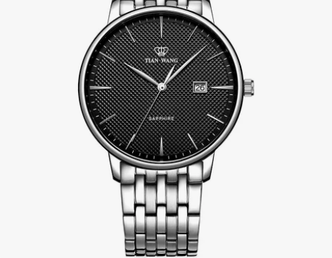 买了带了没几次，跟新的差不多，天王手表男学...