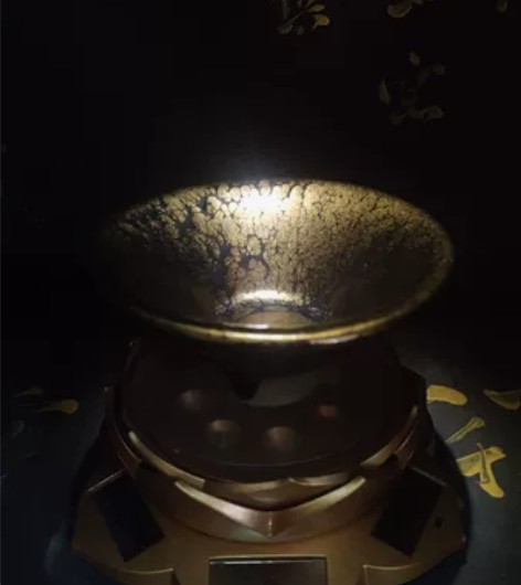 国大师黄美金金油滴大口径撇口建盏茶器紫砂壶...