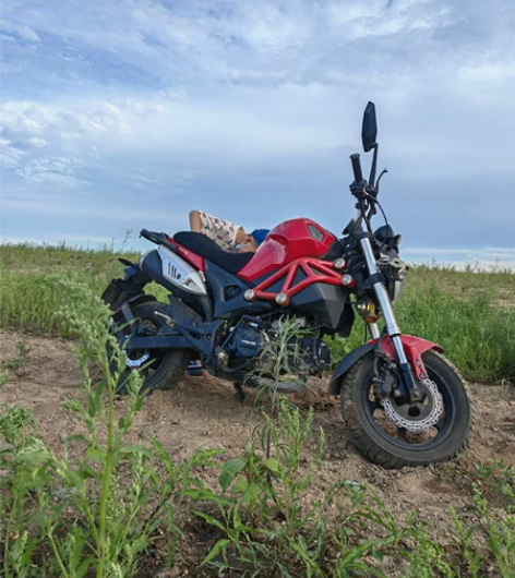 银钢小怪兽摩托车买时上完牌8000多想换一...