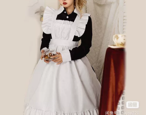 长款女仆装cos长裙全套m码 猫老师家 包...