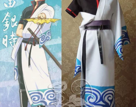 和顺动漫银魂cosplay银桑白夜叉坂田银...