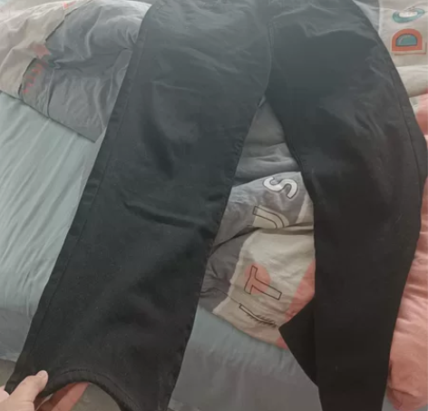加长微喇裤，女士牛仔裤喇叭裤，加绒，体重1...