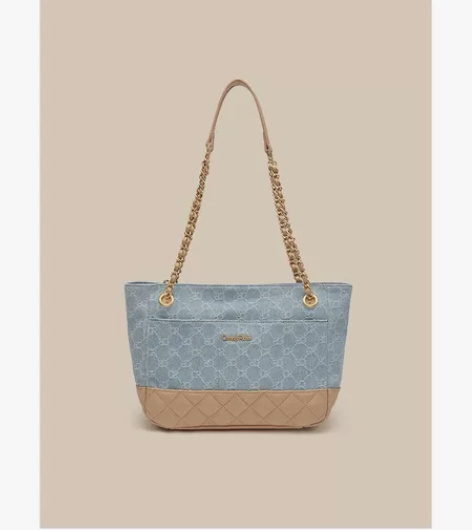 CandyRose CR 牛仔托特购物袋官...