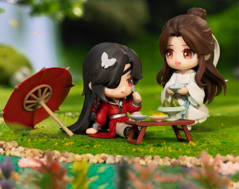 ?擎苍天官赐福谢怜花城极乐雅宴Q版手办动漫...