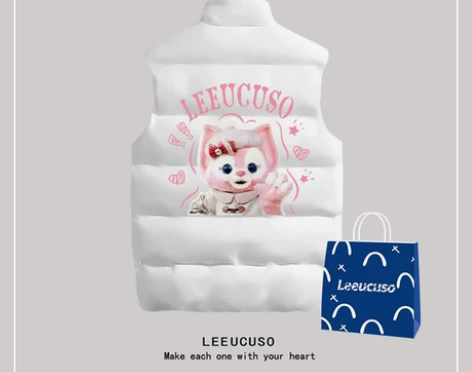 LEEUCUSO联名玲娜贝儿冬季新款羽绒棉...