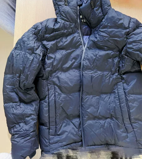 优衣库男士羽绒服m码藏蓝色深蓝色 感兴趣的...