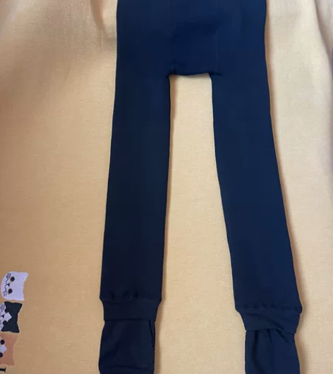 加绒保暖打底裤，黑色全新，仅拆吊牌，均码有...