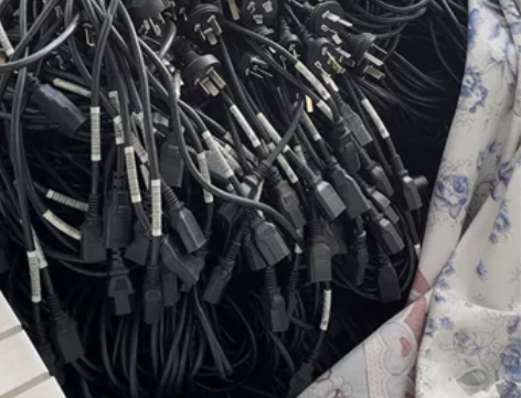 电脑主机 显示器等直插通用型二手原装电源线...