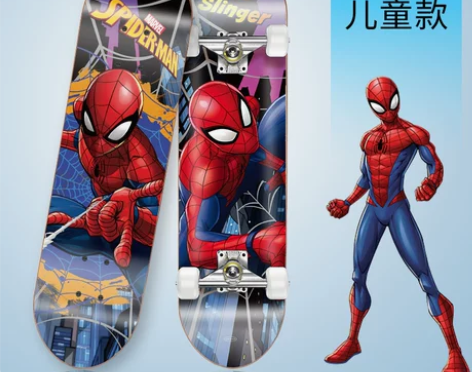 【乐活价】迪士尼儿童四轮滑板3-6岁8以上...