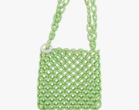 手提包女高级感气质腋下包小众复古菜篮串珠包...