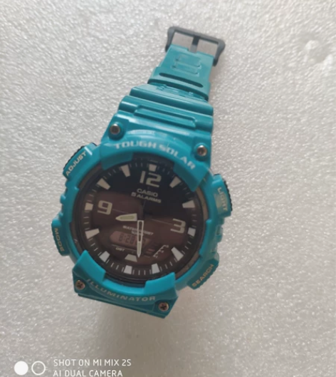 卡西欧CASIO AQ-S810W 实物图...