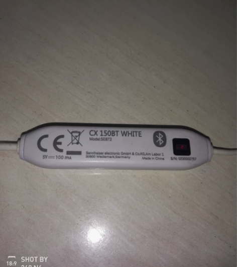 森海塞尔CX150BT蓝牙耳机，功能一切正...