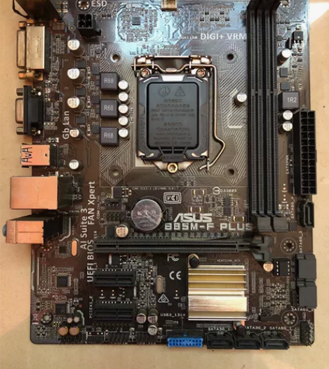 华硕B85M-F PLUS主板 无挡板 坏...