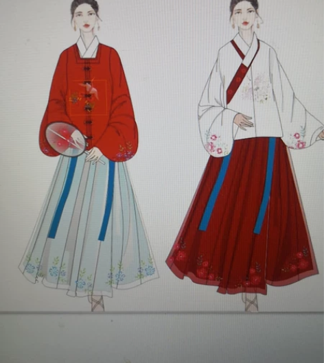 服装针织，礼服设计效果图 款式图代画 PS...