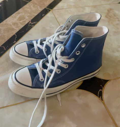 匡威小布鞋,98新,一次没穿过只试过一脚 ...