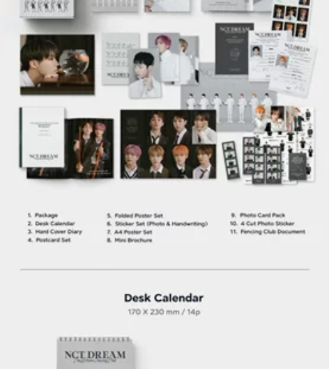 【出】2023年nct dream台历无特...