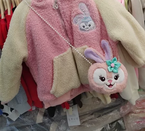 儿童优尚毛毛衣加厚外套,星黛露带包包,11...