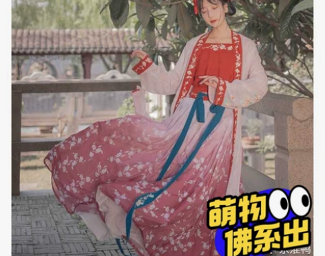 五五年原创宋制汉服女{梨花}长褙子吊带一片...