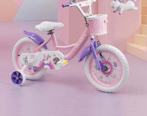 凤凰儿童自行车16/14/12/18寸女孩...