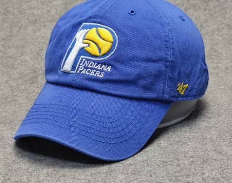 47brand弯檐棒球帽子NBA印第安那步...