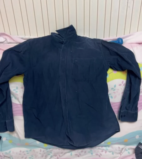 男士长袖细条绒衬衫，175/92B，3件打...