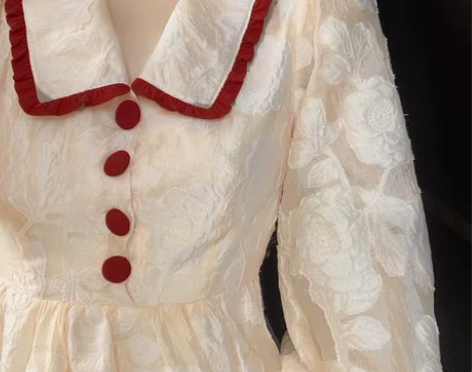 春秋女装2022法式赫本风时尚气质公主裙复...