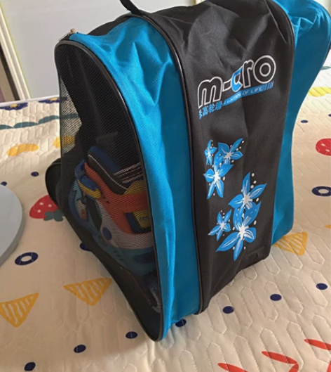 新款加厚米高轮滑包成人儿童溜冰鞋护具单肩背...