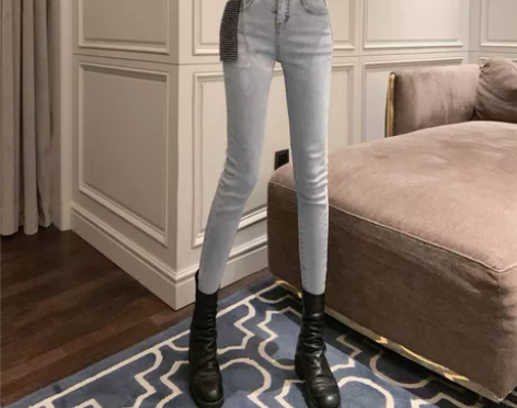 显瘦网红直筒高腰牛仔裤女装裤子冬季韩版百搭...