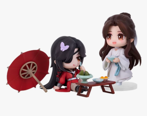 【正版现货】天官赐福Q版手办谢怜花城模型玩...