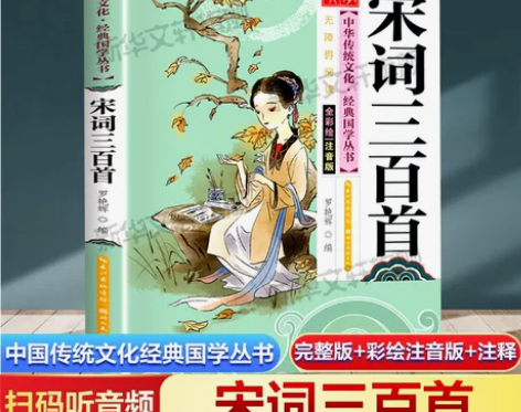 正版宋词三百三百首 注音版扫码听音频中国传...