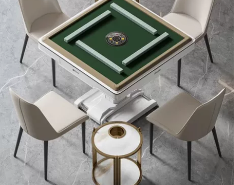 如喜麻将桌茶几茶水架轻奢意式岩板边几家用茶...