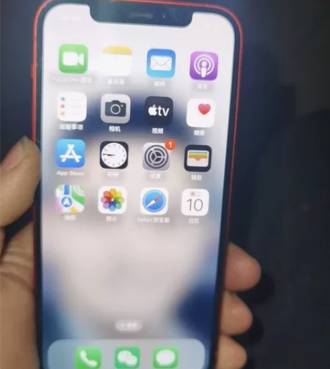 苹果12红色无拆过128G 电池健79 感...