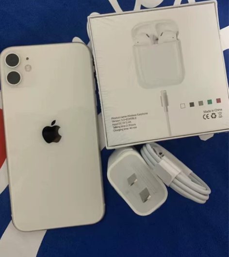 苹果11 白色 128g 爱思全绿 99新...