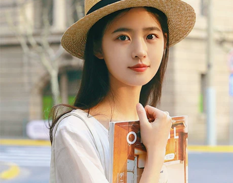 海边度假平顶帽子女夏小清新网红草帽韩版太阳...