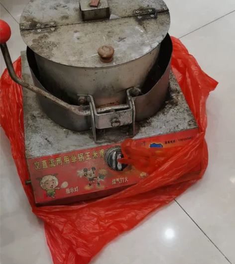 手摇爆米花锅 台式爆米花机器 商用燃气爆米...