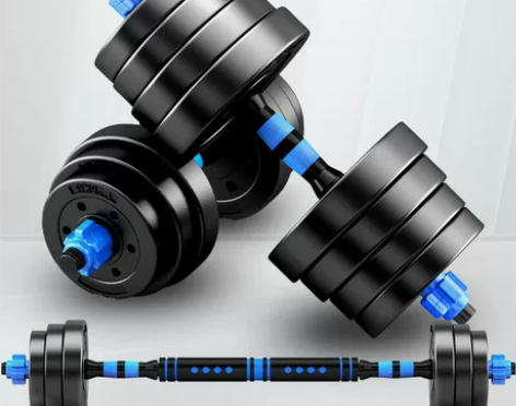 哑铃男士健身器材家用10-40公斤杠铃一对...